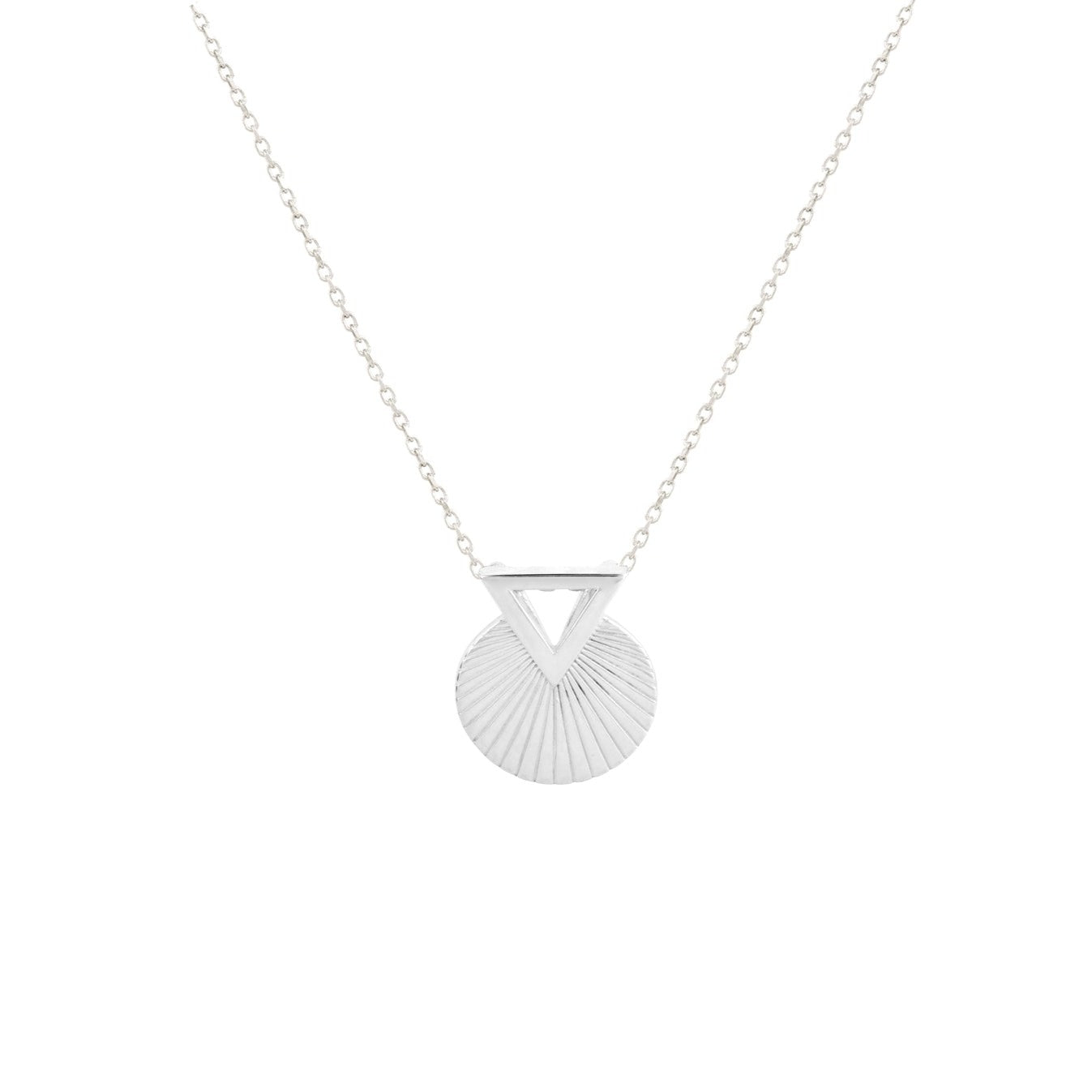 Art Deco Sterling Silver Chain Necklace