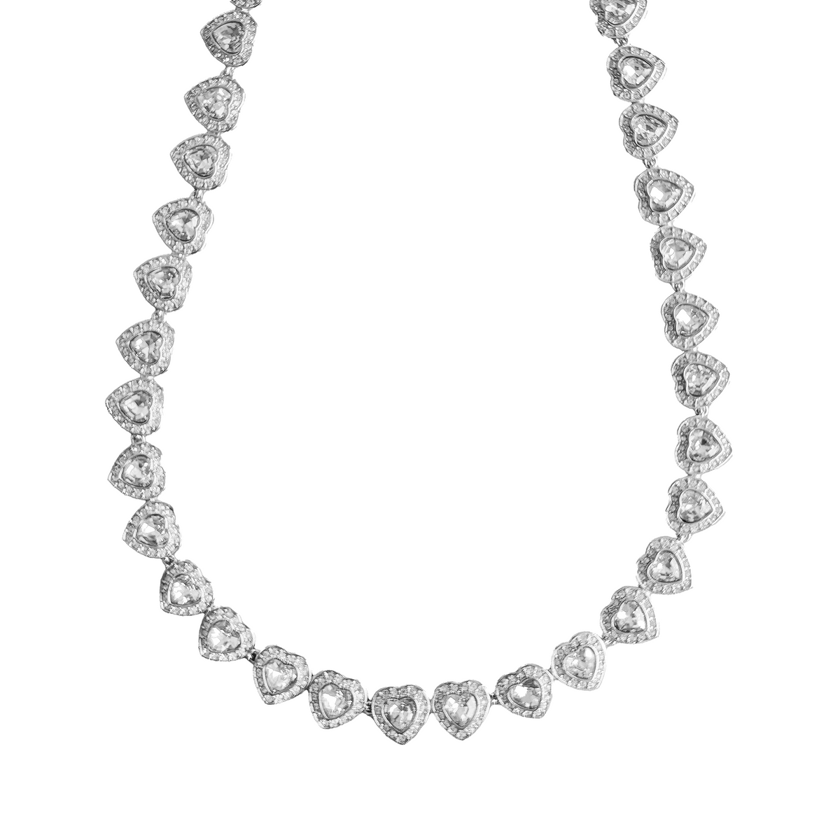 Halsketting met hartvormige choker