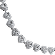 Halsketting met hartvormige choker