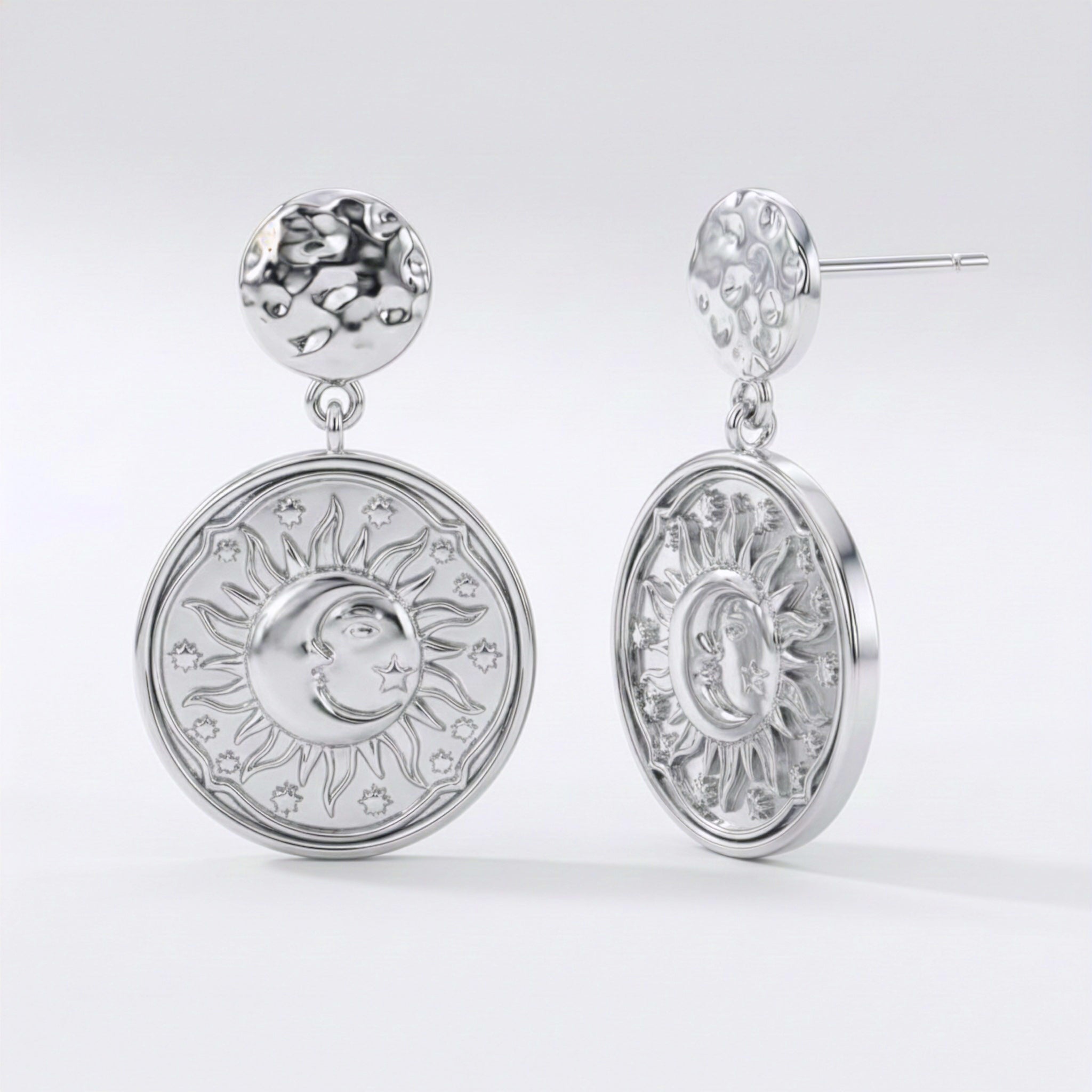 Aruna Sun Druppeloorbellen | 925 Sterling Zilver