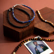 Fred Bennett Blue Lapis Beaded Bracelet