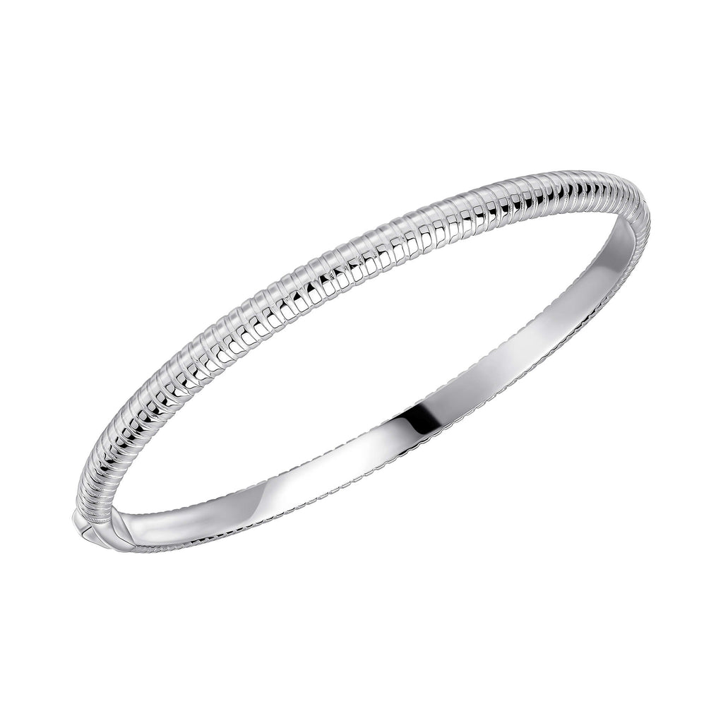 Beginnings Striped Hinged Bangle