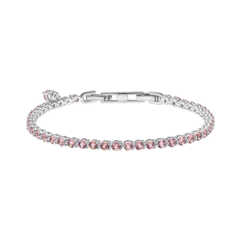 Diamonfire Small Zirconia Charm Tennis Bracelet