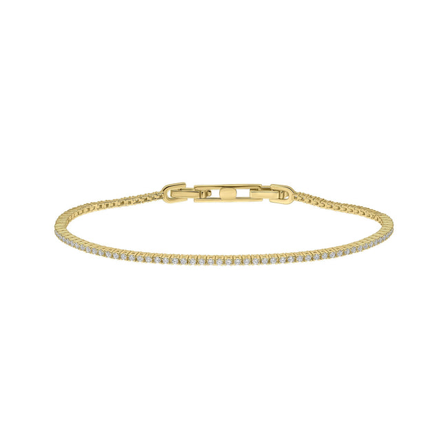 Pulsera tenis de circonitas talla redonda Diamonfire