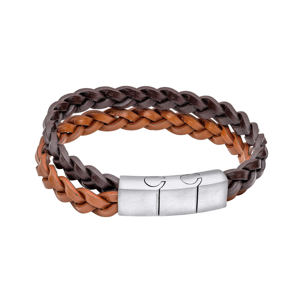 Fred Bennett Armband aus geflochtenem Leder