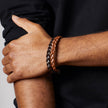 Fred Bennett Armband aus geflochtenem Leder