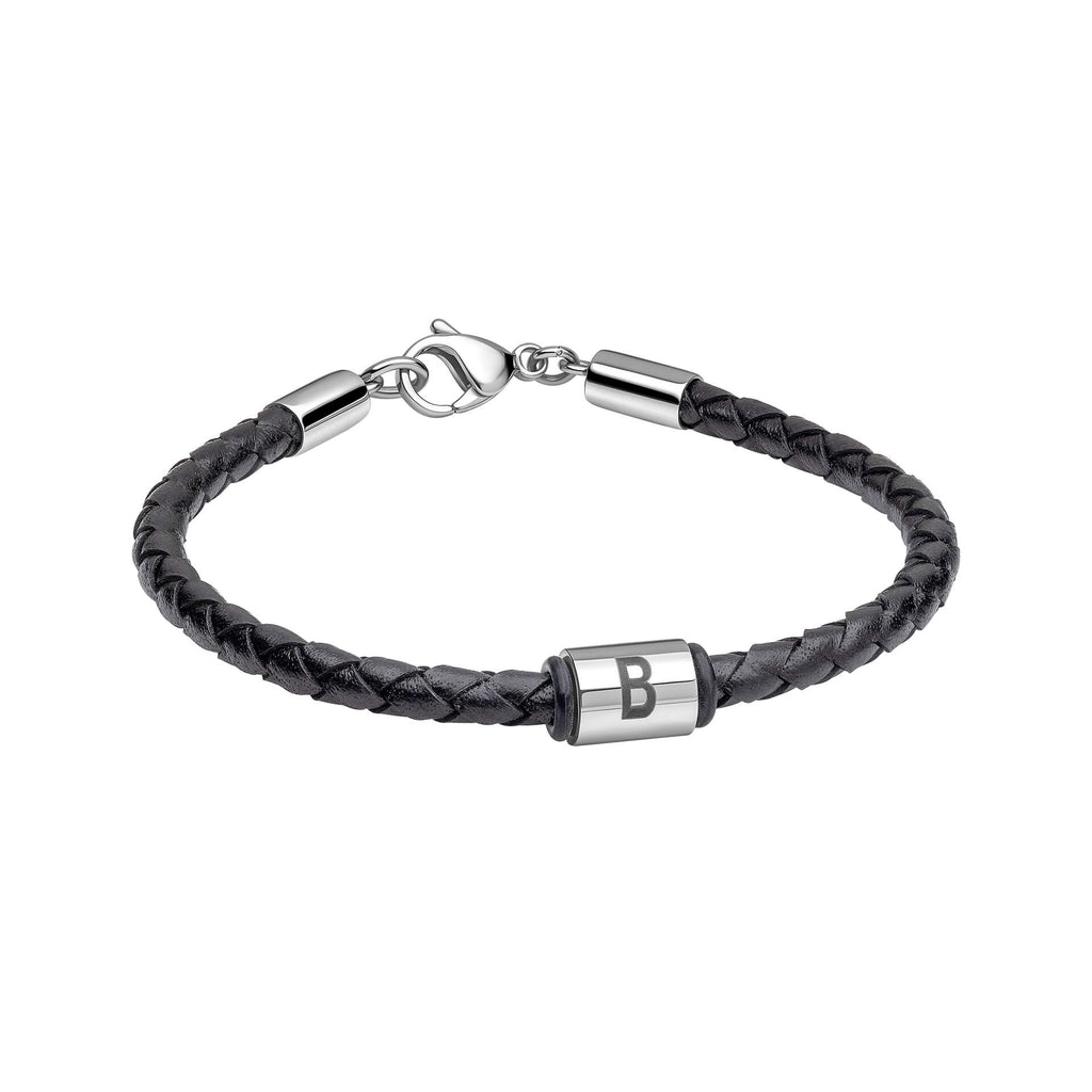 Fred Bennett Father and Son Matching Braided Leather Bracelet