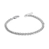 Fred Bennett Smaller Fit Stainless Steel Wheat Chain Bracelet