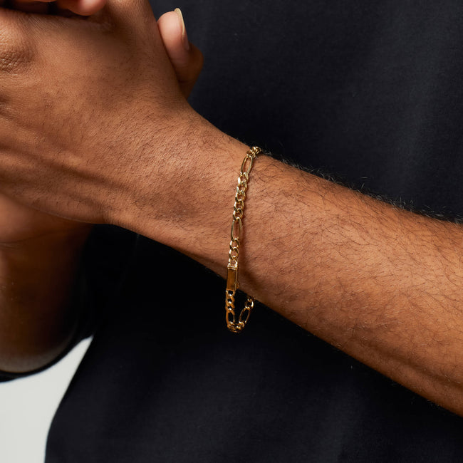 Fred Bennett Figaro-Kettenarmband mit Kastenschloss