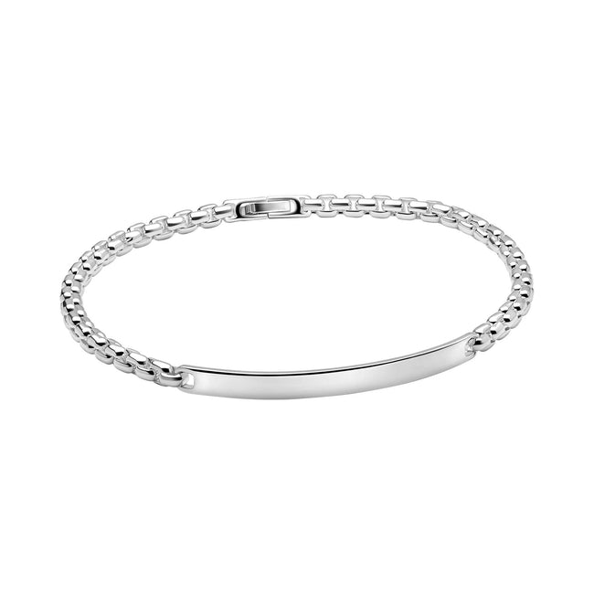 Fred Bennett Klassisches Kettenarmband mit ID-Leiste