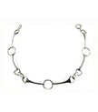 925 Sterling Silver Snaffle Bit Bracelet – Handmade Equestrian Jewellery