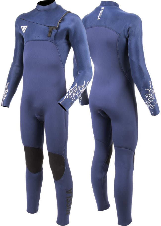 Vissla High Seas Jungen Fire 3-2 Full Chest Zip