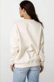 Light Beige French Bulldog Embroidered Sweatshirt