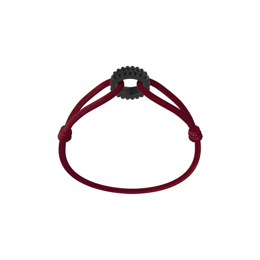 Carbon Regent Cord Bracelet