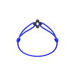 Mini Black Clover Cord Bracelet