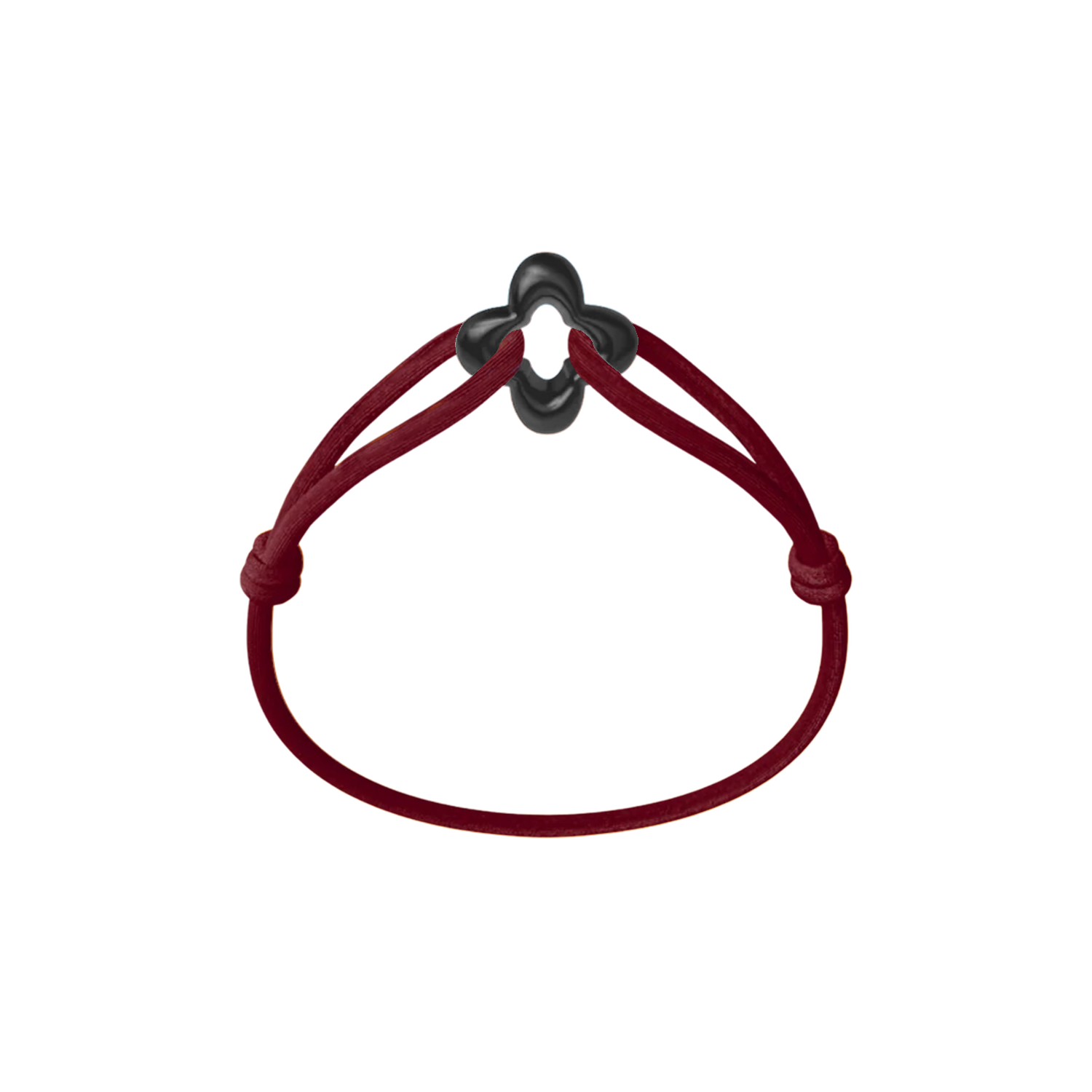 Black Clover Cord Bracelet