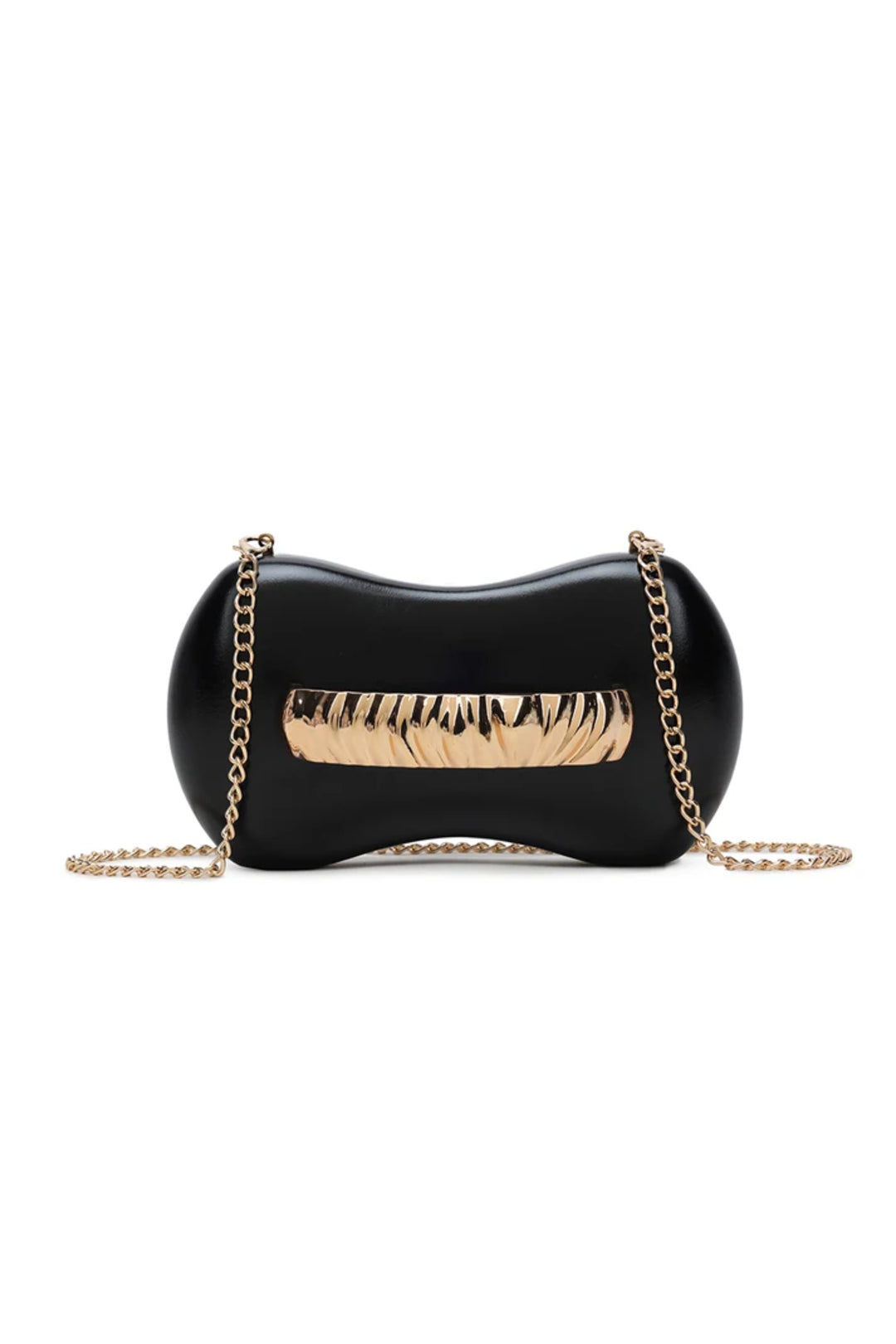 Black Bow Evening Clutch Bag
