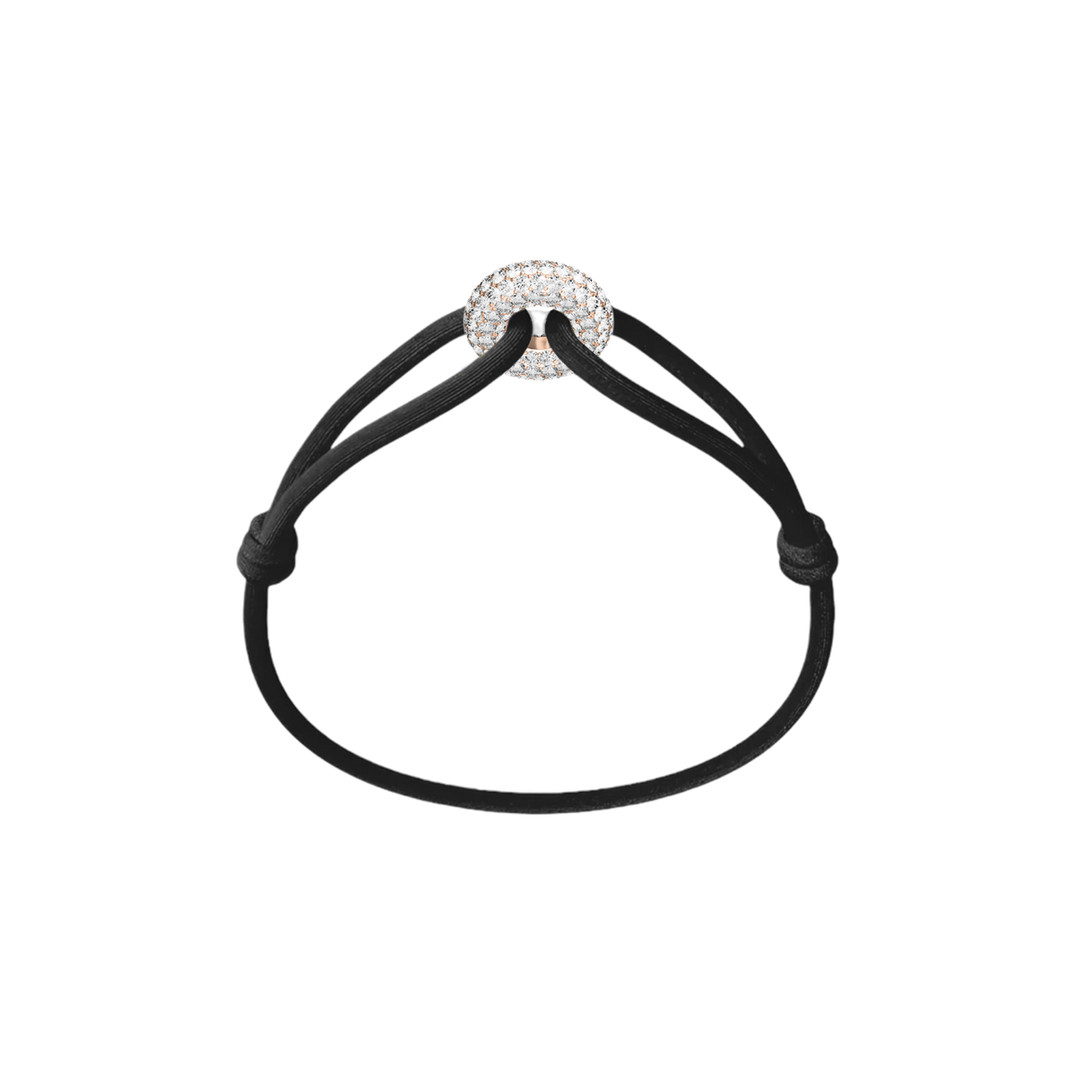 Rose Soho Pavé Cord Bracelet