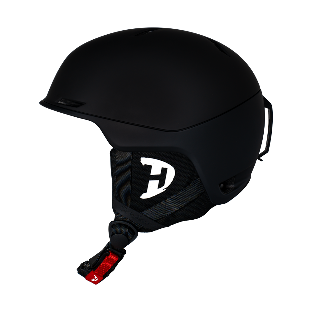 Daytona Steeze Snowboard Helmet - Adjustable Helmet for Men, Women & Youth - Dull Black Finish