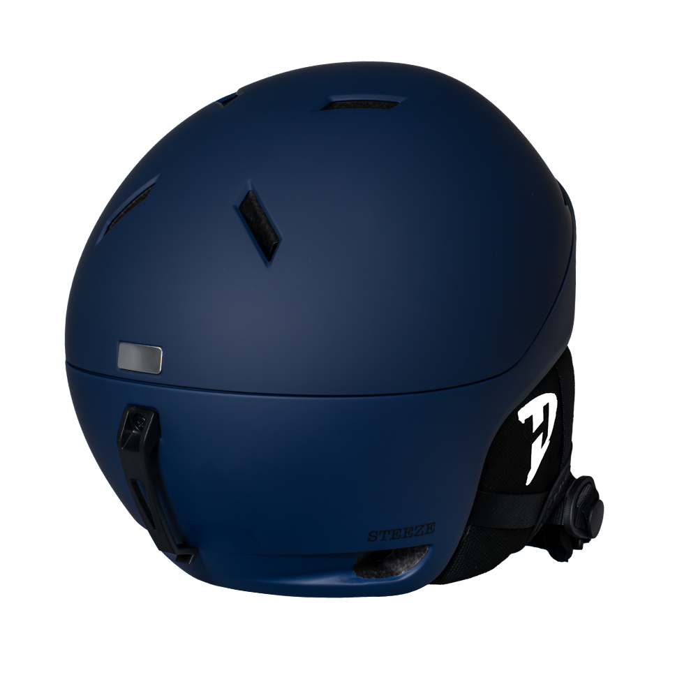 Daytona Steeze Snowboard Helmet - Adjustable Helmet for Men, Women & Youth - Dull Blue Finish