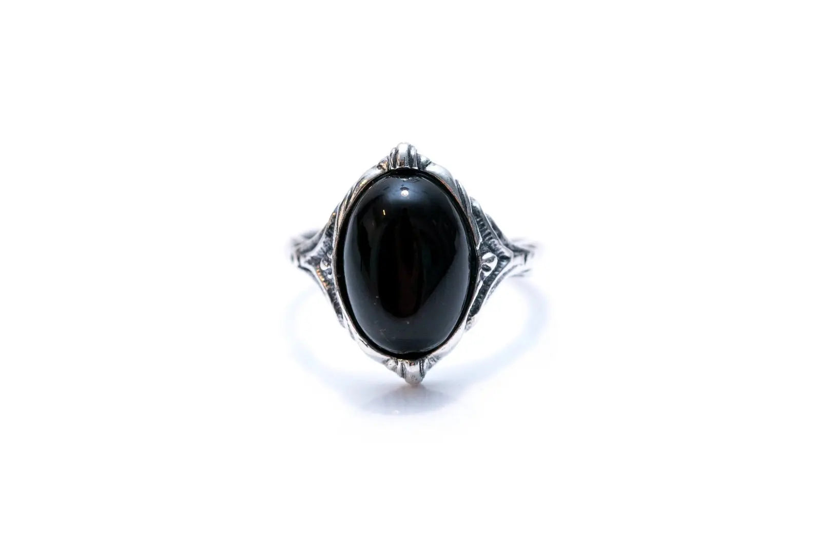 Boho Cherry Red Amber Ring
