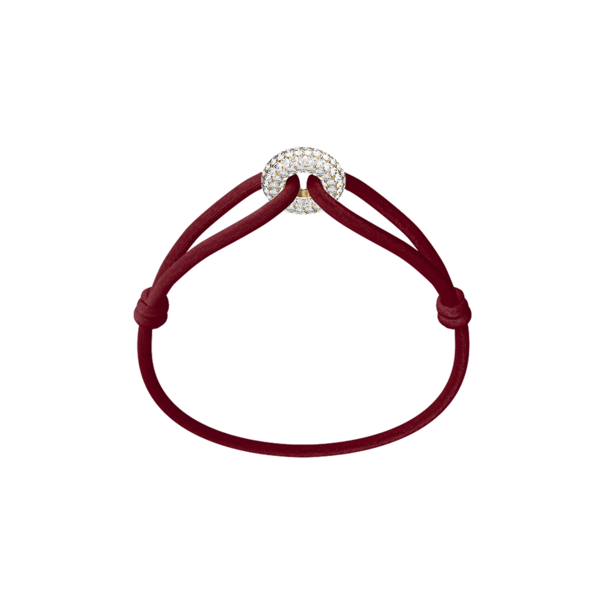 Golden Soho Pavé Cord Bracelet