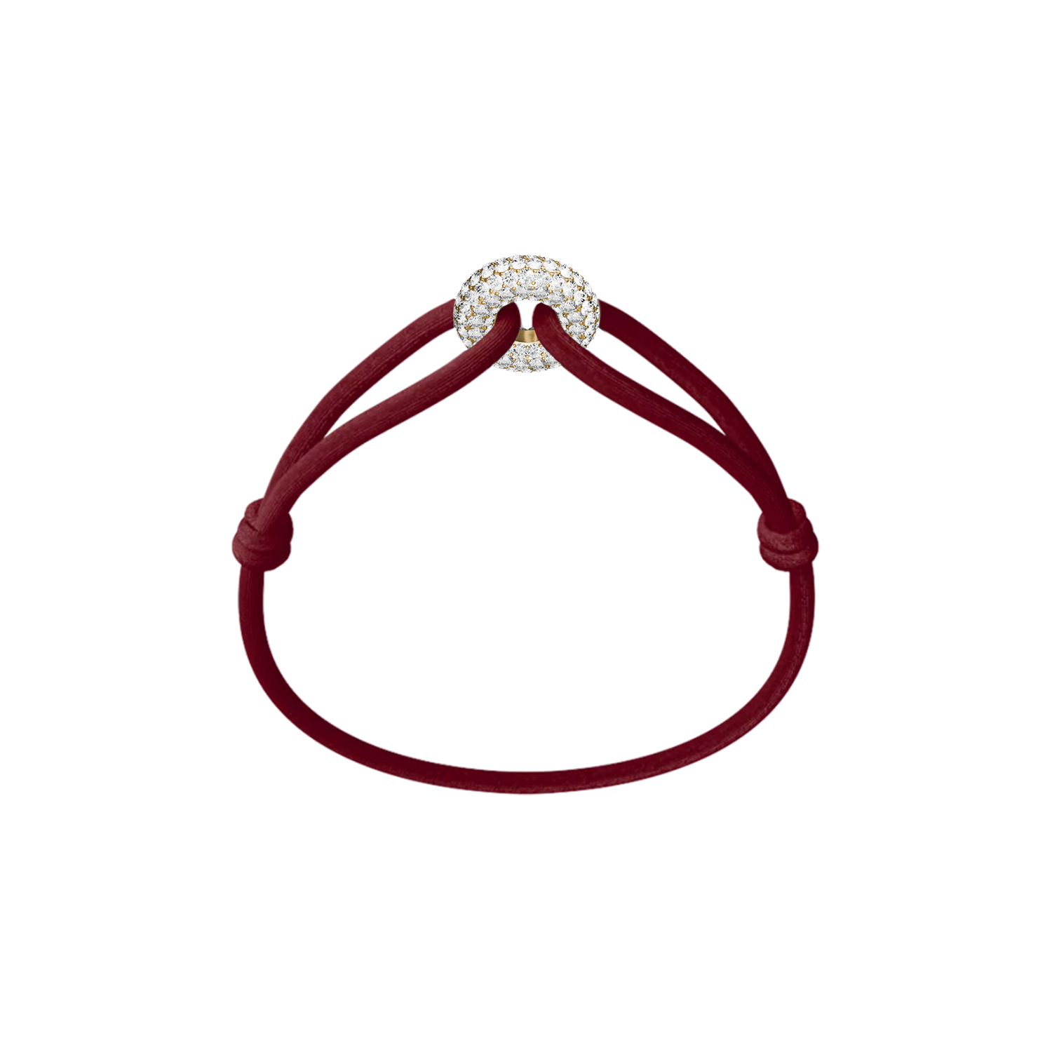 Golden Soho Pavé Cord Bracelet