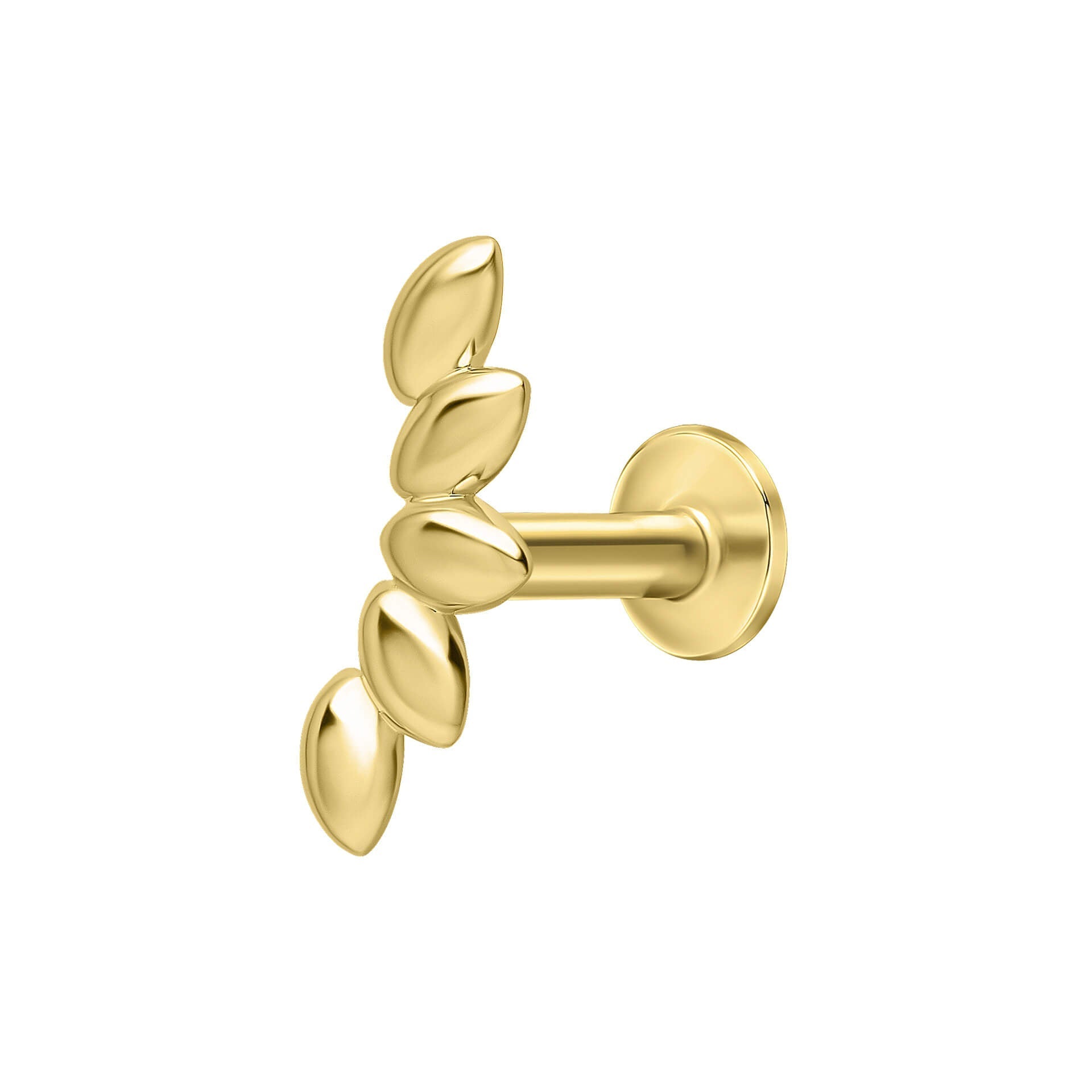Beginnings Schlichter Navette-Cluster-Labret-Ohrring