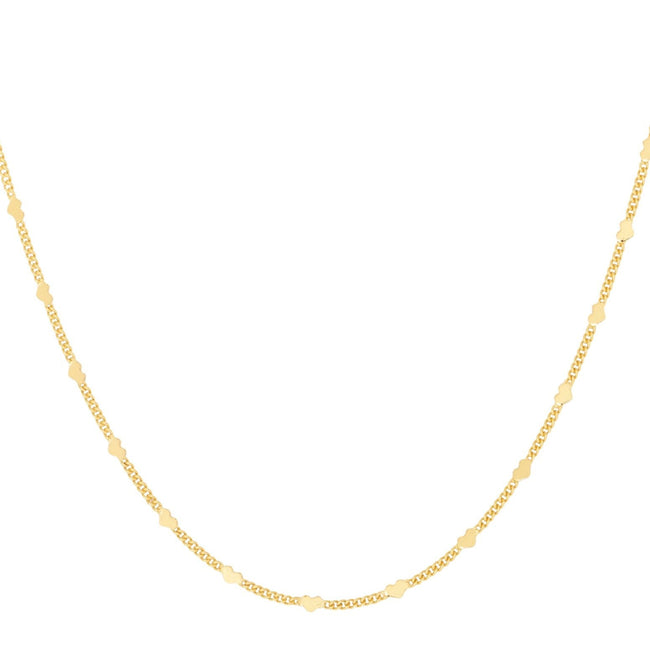 Herz zarte Kette Gold