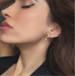 Andromeda Moon and Star Mismatch Earrings