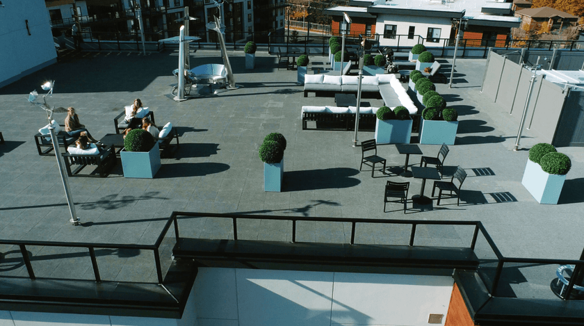Extra Thick Rubber Rooftop Tiles