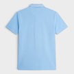 Logo Polo Piquet Greca Blue Silver