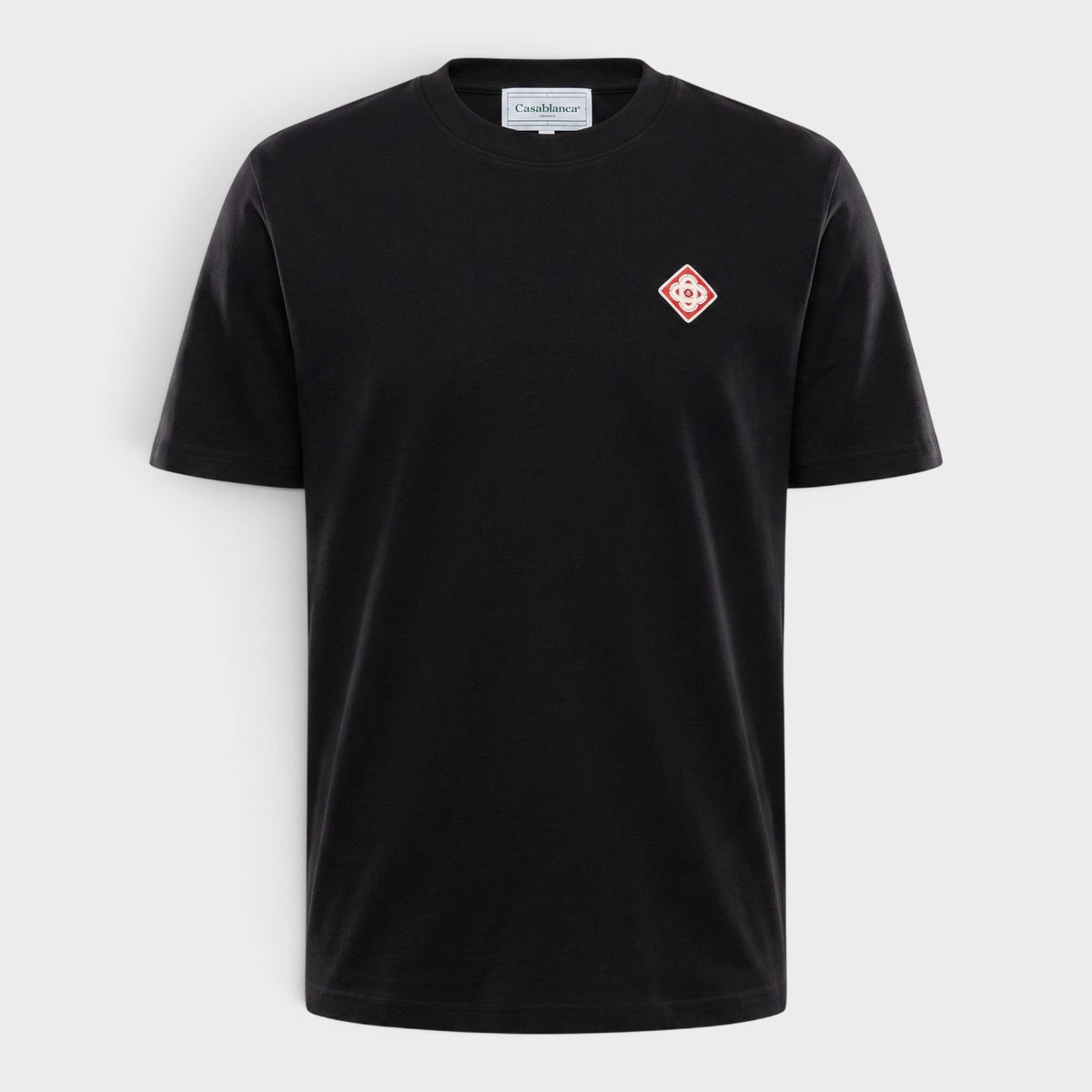 Classic Logo Diamond Patch T-Shirt Black