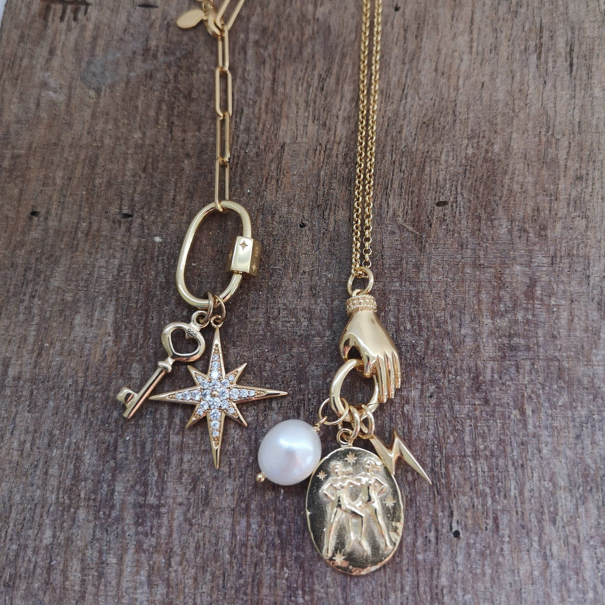 Baroque Pearl Charm