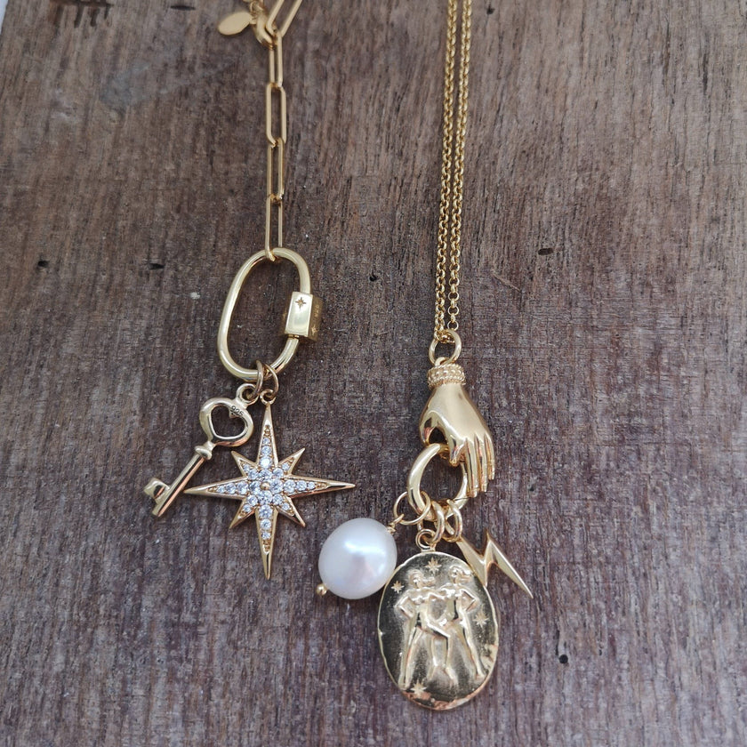 Baroque Pearl Charm