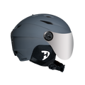 Daytona Carver Ski Helmet - Adjustable Helmet for Men, Women & Youth - Dull Grey with Anti-Fog Visor