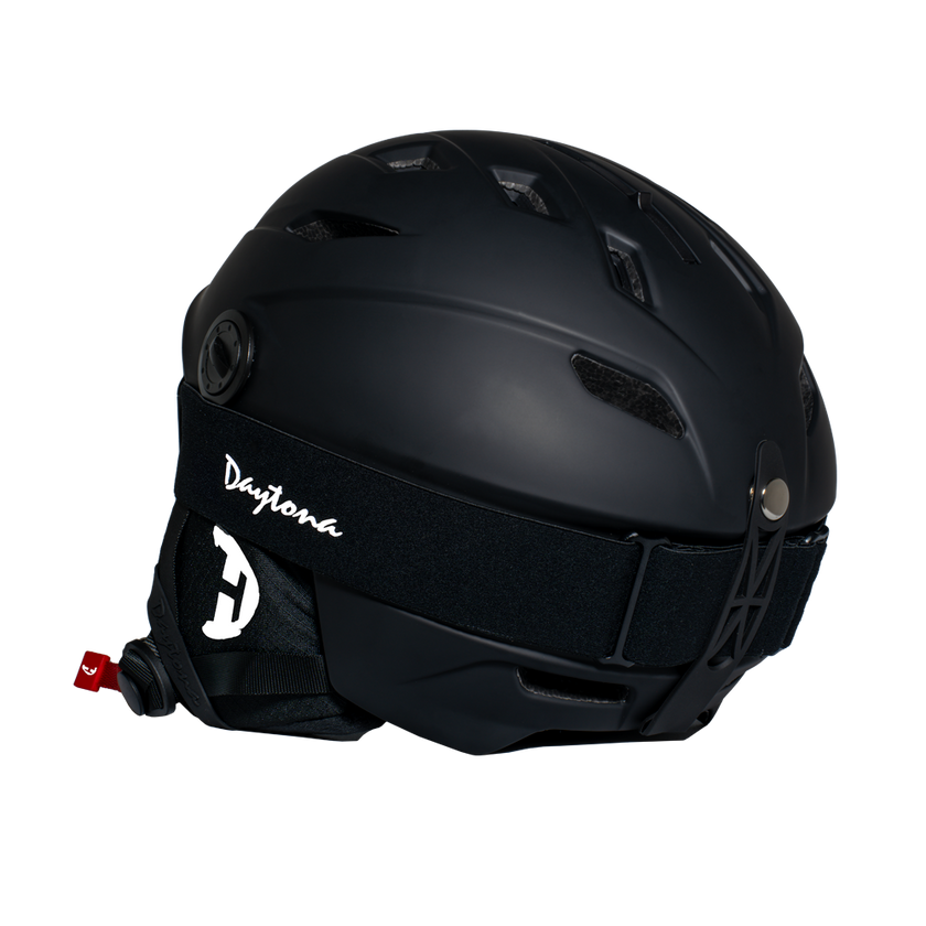 Daytona Carver Ski Helmet - Adjustable Ski Helmet for Men, Women & Youth - Dull Blue with Anti-Fog Visor