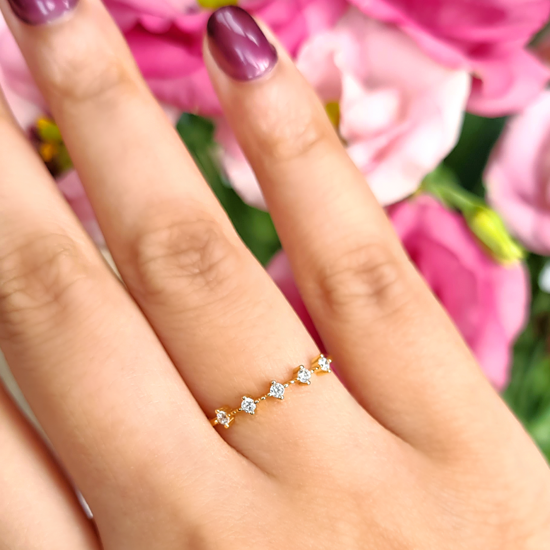 Celeste ring in goud