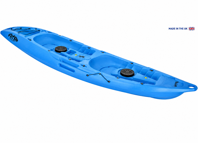 Mahee Tandem-Kajak | Plastikneutral | Blau | Stabil & Langlebig