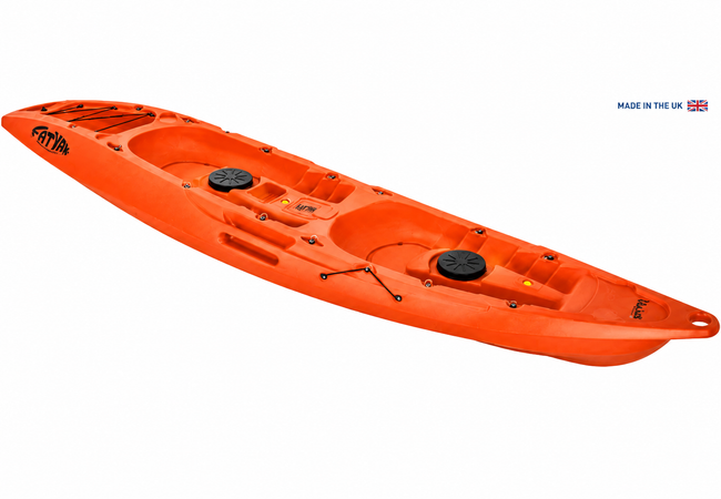 Mahee Tandem-Kajak | Plastikneutral | Orange | Stabil & langlebig