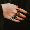 Memoriam Ornate Frame Ring