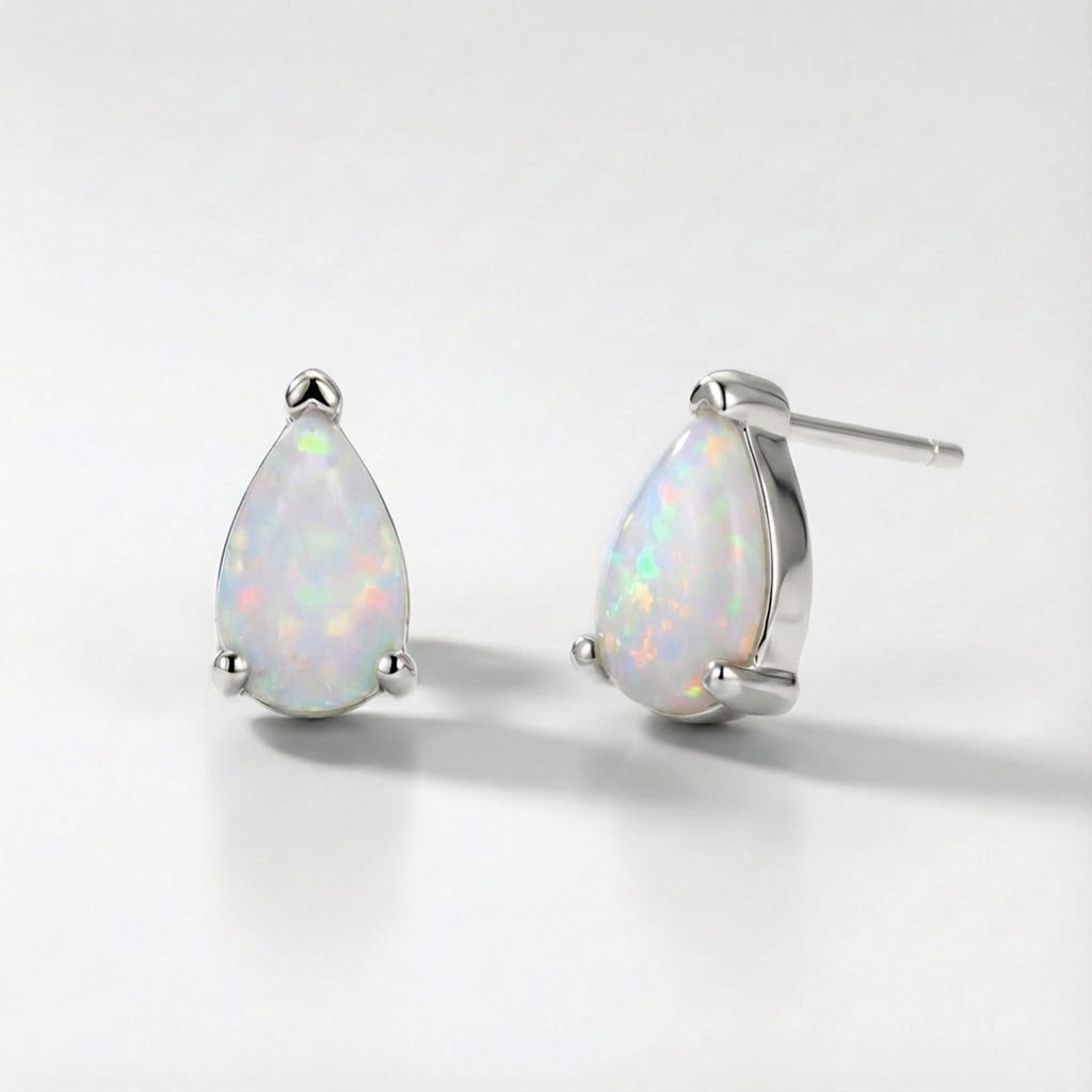 Clara Opal Stud Earrings | 925 Sterling Silver
