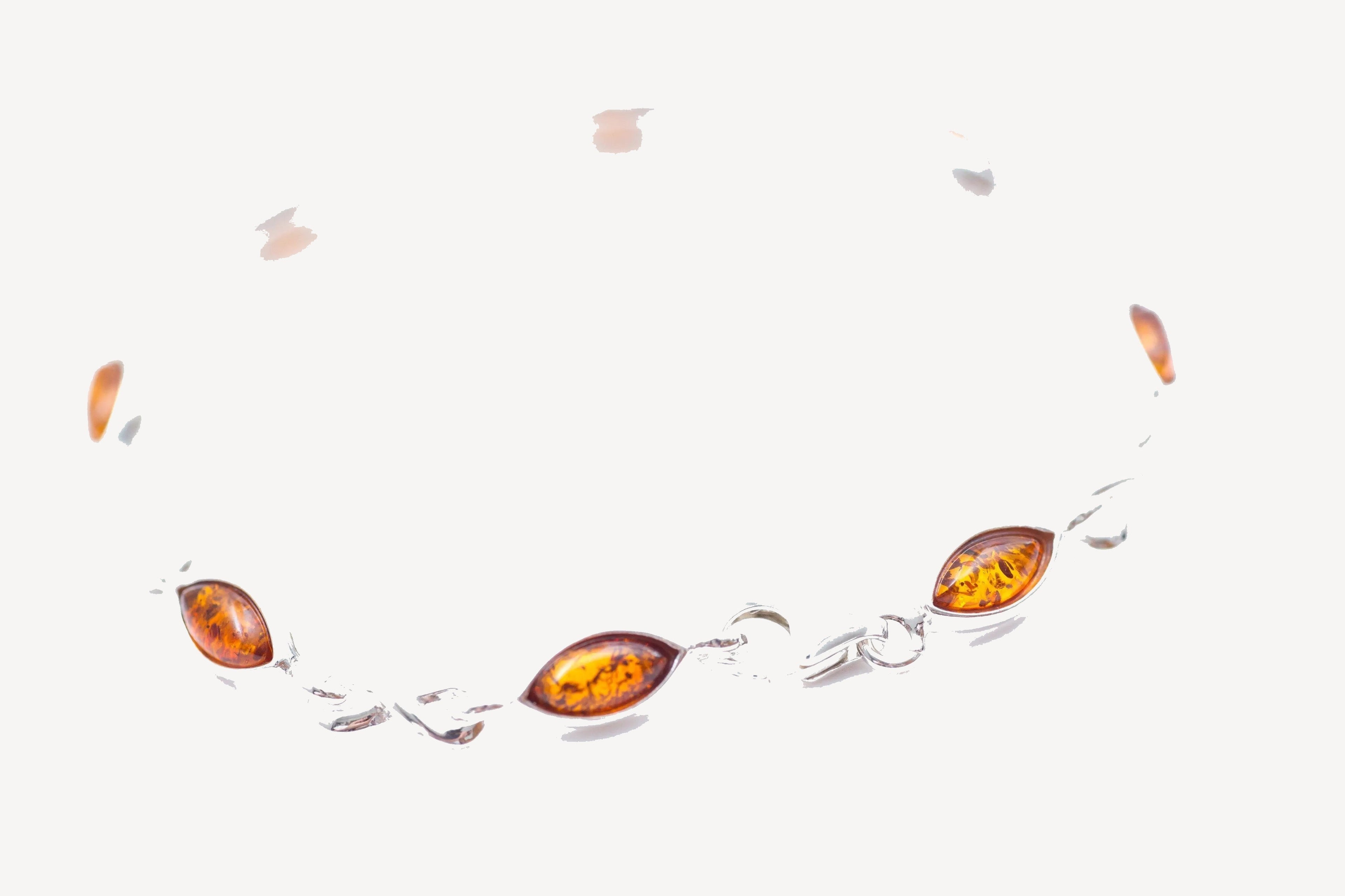 Classic Amber Infinity Bracelet