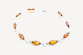 Classic Amber Leaf Bracelet