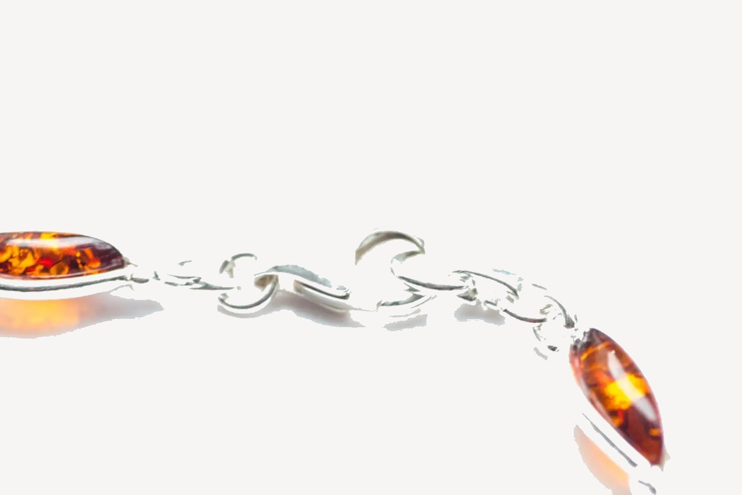 Classic Amber Leaf Bracelet