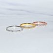 Anillo Clásico Eternidad (1.8 mm) en Vermeil de Oro Rosa de 18k