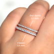 Klassisk helalliansring (1,8 mm) i sterlingsilver