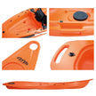 Mahee Tandem-Kajak | Plastikneutral | Orange | Stabil & langlebig