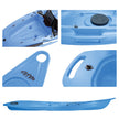 Mahee Tandem-Kajak | Plastikneutral | Blau | Stabil & Langlebig
