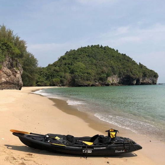 Kaafu Solo Fishing Kajak | Plastikneutral | Gelb | Komplettpaket
